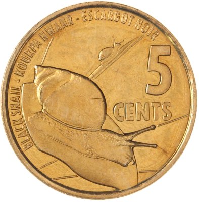 купить Сейшелы 5 центов (cents) 2016