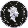 Купить Ниуэ 2 доллара 2009 "Двенадцать дней Рождества - Танцовщица, 9"