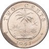 Купить Либерия 2 цента (cents) 1941