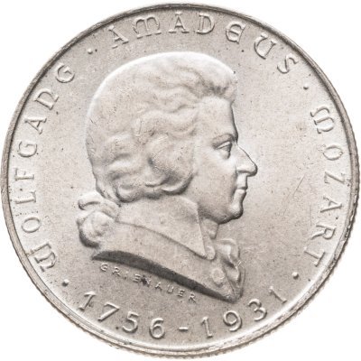 купить Австрия 2 шиллинга (shillings) 1931 175 лет со дня рождения Вольфганга Амадея Моцарта