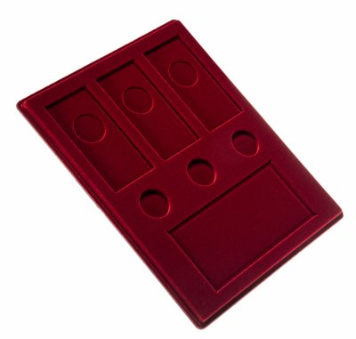 купить Планшет для серии "Чемпионат мира (ЧМ) по футболу 2018" (6 монет + банкнота), красный, без монет и банкноты