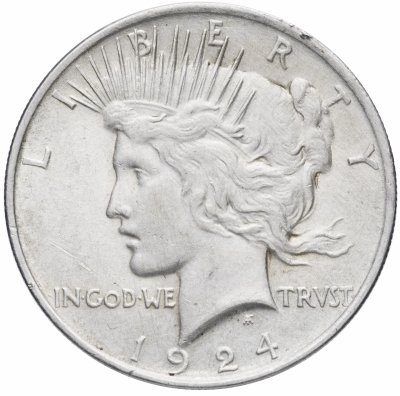 купить США 1 доллар (dollar) 1924 Peace Dollar (мирный доллар)