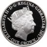 Купить Гибралтар 1 крона 2017 70 лет свадьбе Королевы Елизаветы II и Принца Филипа