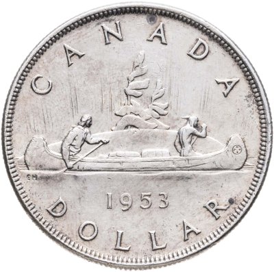 купить Канада 1 доллар (dollar) 1953