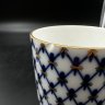 Купить Бокал с крышкой "Кобальтовая сетка", фарфор, золочение, деколь, Ленинградский фарфоровый завод (ЛФЗ), Российская Федерация, 2010-2020 гг.