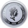 Купить Острова Питкэрн 2 доллара 2008 Proof "Китайский гороскоп - год крысы"