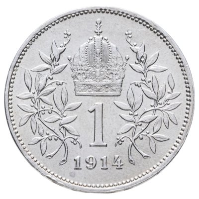 купить Австро-Венгрия 1 крона 1914 (монета для Австрии)