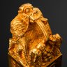 Купить Статуэтка "Дракон", латунь, рельеф, золочение, Китай, 2000-2020 гг.