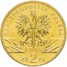 Купить Польша 2 злотых 2005 "Филин (Puchacz, лат. Bubo bubo)"