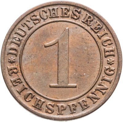 купить Германия 1 рейхспфенниг (reichspfennig) 1930 "А"