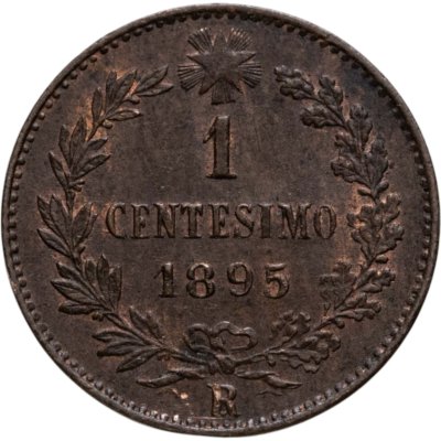 купить Италия 1 чентезимо (centesimo) 1895 R