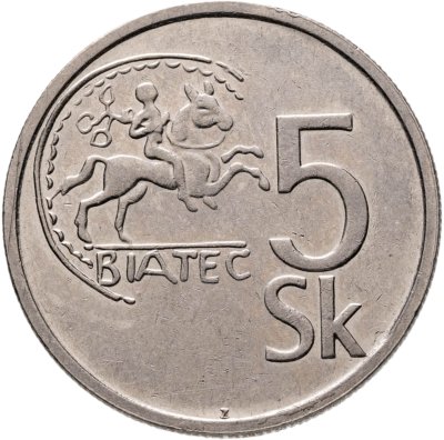 купить Словакия 5 крон (korun) 1993