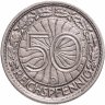 Купить Германия 50 рейхспфеннигов (reichspfennig) 1928, знак монетного двора "D" — Мюнхен