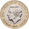 Купить Джерси 2 фунта 2024 "150 лет со дня рождения Уинстона Черчилля. Писатель"