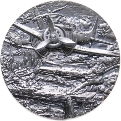 купить Ниуэ 5 долларов 2021 "Битва за Мидуэй", в футляре с сертификатом