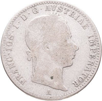 купить Австрия 1/4 флорина (florin) 1858 знак монетного двора "А" - Вена