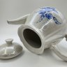 Купить Чайник доливной с цветочным декором, фарфор, роспись, СССР, 1970-1990 гг.