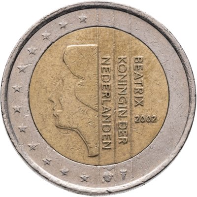 купить Нидерланды 2 евро 2002