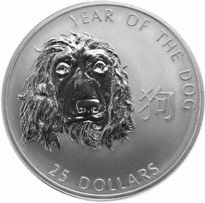 купить Соломоновы острова 25 долларов 2006 "Год собаки"