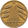 Купить Германия, Третий рейх 10 рейхспфеннигов (reichspfennig) 1936 A