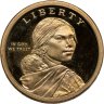 Купить США 1 доллар (dollar) 2011 "Коренные Американцы - договор с Вампаноагами", знак монетного двора: "S" - Сан-Франциско