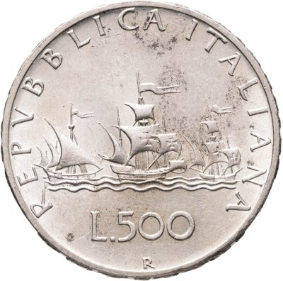 купить Италия 500 лир (lire) 1964