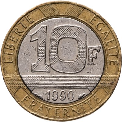 купить Франция 10 франков 1990