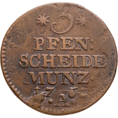 купить Германия, Пруссия 3 пфеннига 1752 - 1761