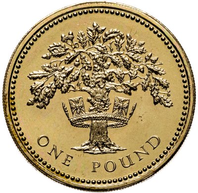 купить Великобритания 1 фунт (pound) 1992