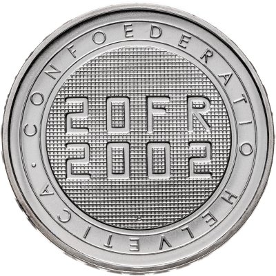 купить Швейцария 20 франков 2002 "ЭКСПО 2002" в капсуле