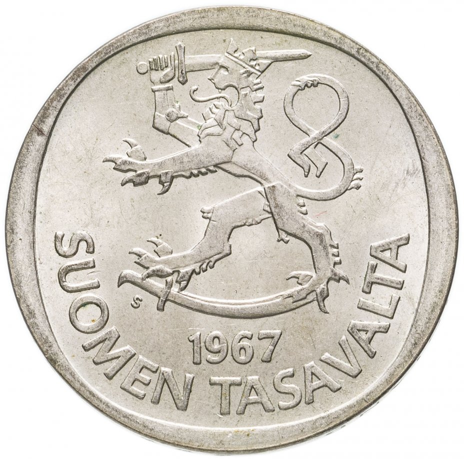 купить Финляндия 1 markka (марка) 1967 S