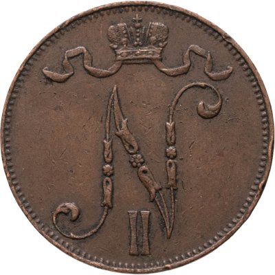 купить 5 пенни (pennia) 1913 Российская Финляндия