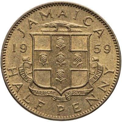 купить Ямайка 1/2 пенни (penny) 1959