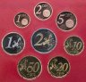 Купить Германия 2003 набор из 8-ми монет евро Proof в официальном пластике Монетный двор Гамбург J