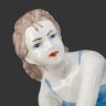 Купить Статуэтка "Юная балерина", автор Н.А. Малышева, фарфор, роспись, золочение, Дулевский фарфоровый завод (Дулёво), СССР, 1959 г.