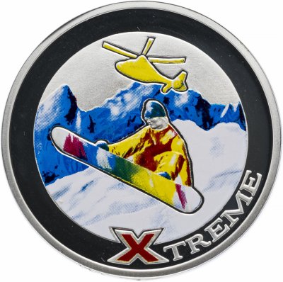 купить Андорра 10 динеров 2007 "Экстремальные виды спорта: Хелибординг"