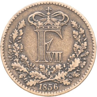 купить Дания 1 скиллинг ригсмонт (скиллинг-ригсмёнт, skilling rigsmont) 1856
