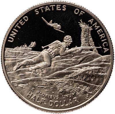 купить США 50 центов (1/2 доллара, half dollar) 1995 P "50 лет победы во Второй Мировой войне"