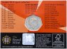 Купить Великобритания 50 пенсов (pence) 2011 "XXX летние Олимпийские Игры, Лондон 2012 - Голбол"