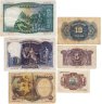 Купить Набор Испания 1, 5, 10, 25, 50 и 100 песет 1931, 1935, 1953 (Висенте Лопес Портанья, Эдуардо Росалес, Гонсало Фернандес де Кордова, Парусник) 6 бон
