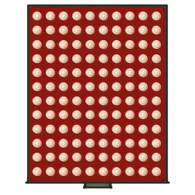 купить Бокс на 120 монет диаметром до 16.5 мм (Lindner, Германия)