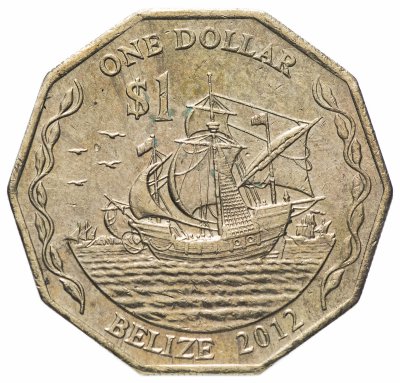 купить Белиз 1 доллар (dollar) 1990-2015, случайная дата