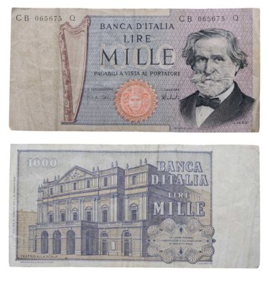 купить Италия 1000 лир 1969 (1971)
