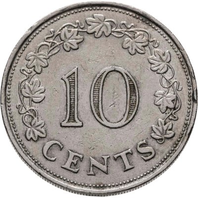 купить Мальта 10 центов 1972