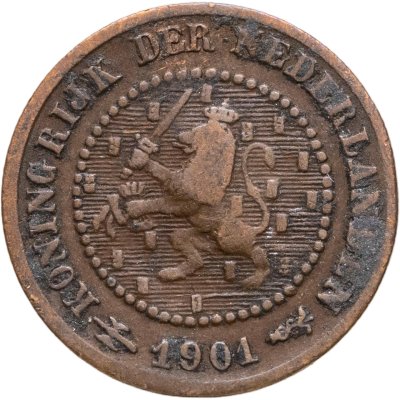 купить Нидерланды 1/2 цента 1901