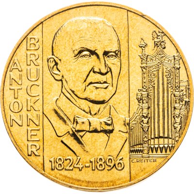 купить Австрия 20 шиллингов 1996 100 лет со дня смерти Антона Брукнера