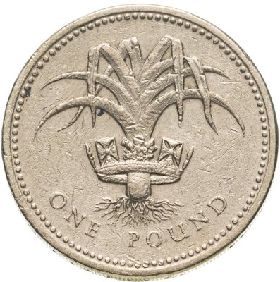 купить Великобритания 1 фунт (pound) 1990