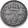 Купить Великобритания 3 пенса (pence) 1902