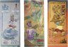 Купить Набор 3 сувенирных пластиковых банкнот 100 рублей "Чемпионат мира по футболу 2018 г. в России" Fifa 2018
