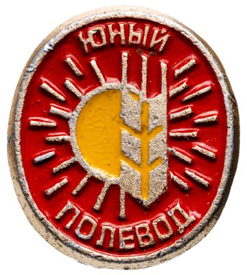 купить Значок Юный Полевод - Пионеры (Разновидность случайная )